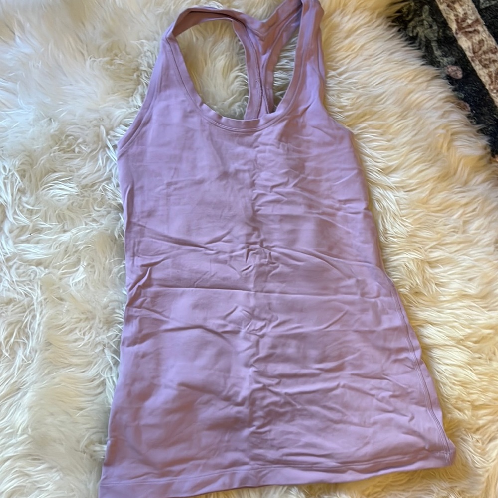Lululemon razor back tank lilac